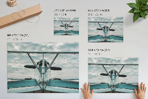 Wandposter Klassisches Flugzeug