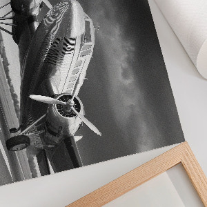 Poster druck Klassisches Flugzeug