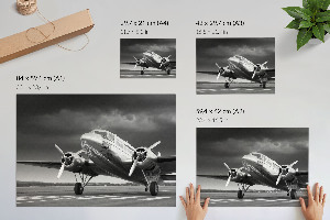 Poster druck Klassisches Flugzeug