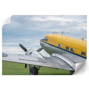 Wandposter Oldtimer-Flugzeug