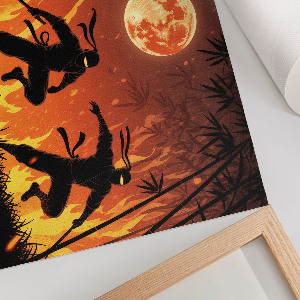 Poster druck Nacht-Ninjas