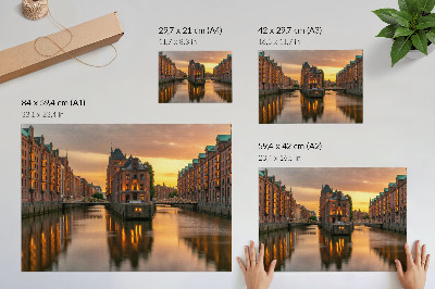 Poster „Abendkanal”