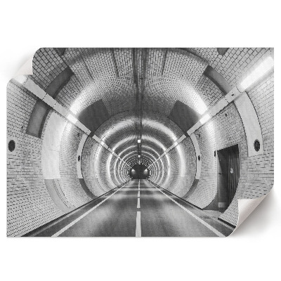 Poster mit Motiv 'Moderner Tunnel' als Kunstdruck