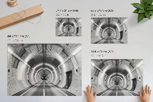 Poster druck Moderner Tunnel