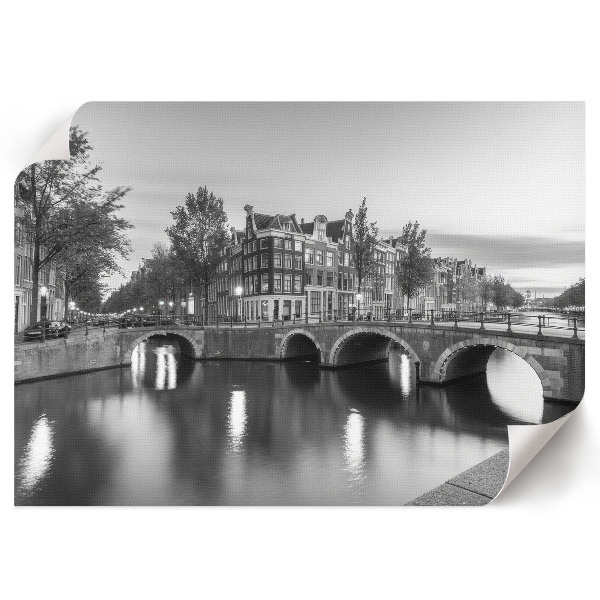 Poster druck Stadt bei Nacht