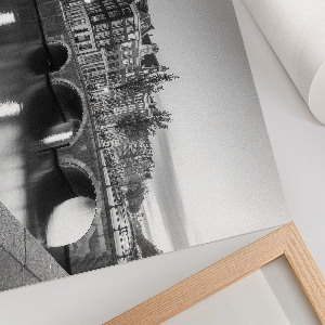 Poster druck Stadt bei Nacht