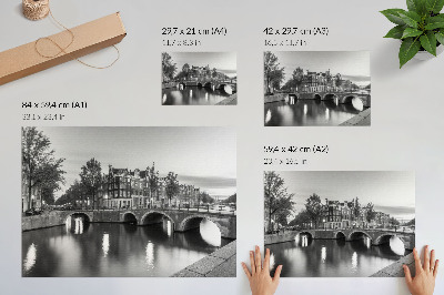 Poster mit Druck des Motivs 