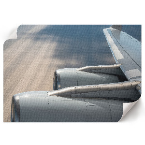 Poster mit detaillierten Abbildungen von Flugzeugen