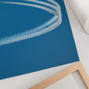 Poster Luftfahrt am Himmel