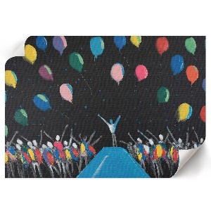 Plakat Farbenfrohe Freude