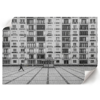 Wandposter mit Stadtansicht