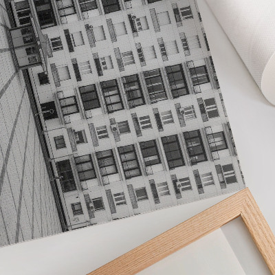 Wandposter mit Stadtansicht