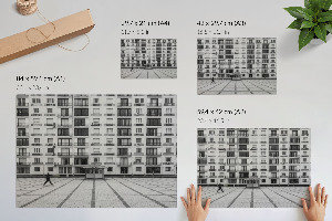 Wandposter Stadtansicht