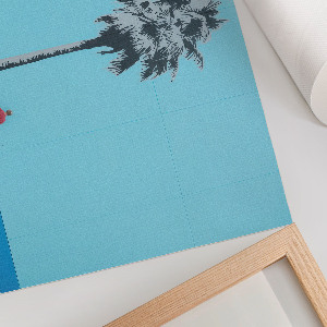 Poster druck Zwei Palmen