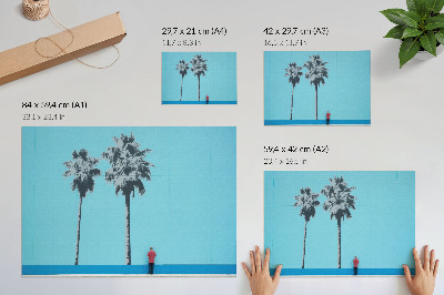 Poster mit Druckmotiv 