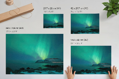 Plakat „Nordlicht