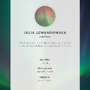 Wandposter Nordlicht