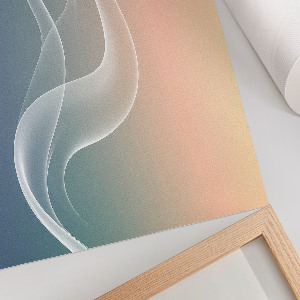 Poster bilder Pastellwellen