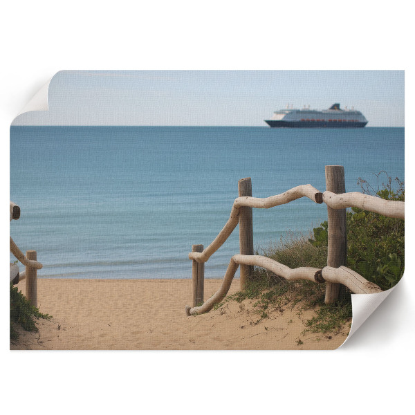 Poster mit Meerblick
