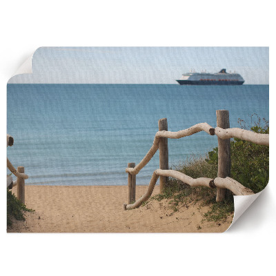 Poster mit Meerblick
