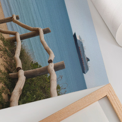Poster mit Meerblick