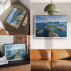 Poster Insellandschaft