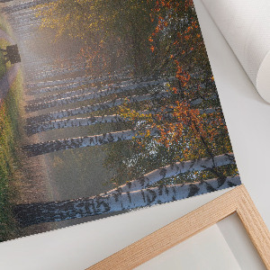 Wandposter Waldallee