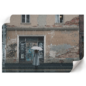 Poster druck Straßenszene