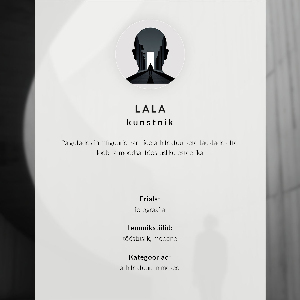 Poster druck Straßenszene