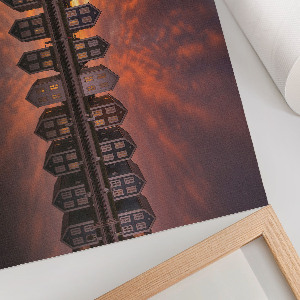 Poster Westliche Ferienhäuser