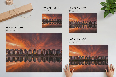 Poster mit Motiv 