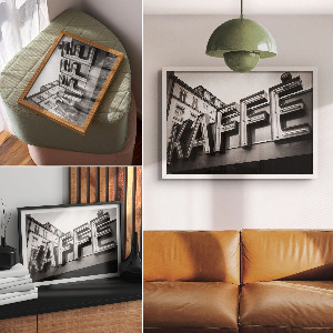 Poster druck Stadtneon