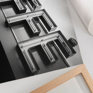 Poster druck Stadtneon