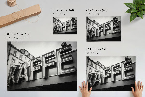 Poster druck Stadtneon