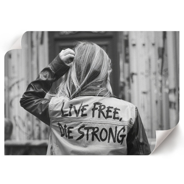 Wandposter Starke Botschaft