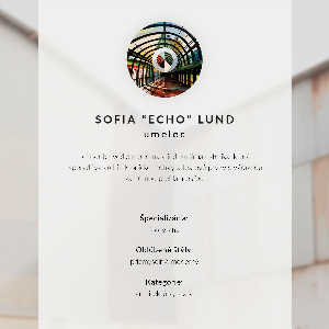 Wandposter Starke Botschaft