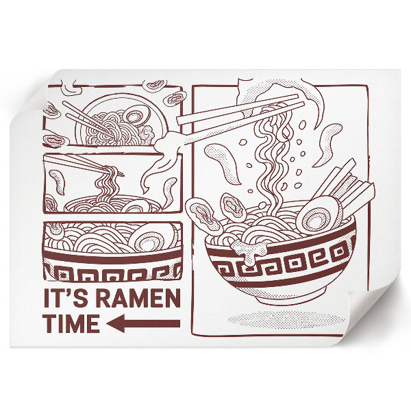 Poster bilder Ramen-Illustration
