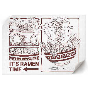 Poster bilder Ramen-Illustration