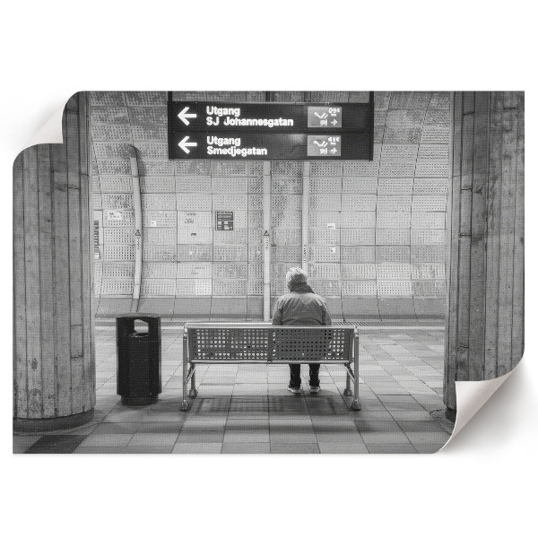 Poster druck U-Bahn-Station
