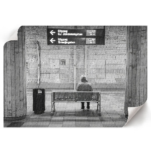 Poster druck U-Bahn-Station