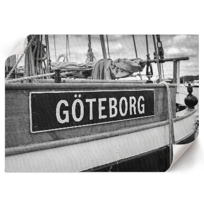 Poster mit Motiv von Łódź und Göteborg