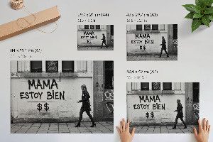 Plakat Graffiti-Straße