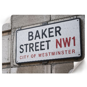 Poster bilder Gedenktafel in der Baker Street