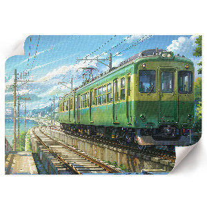 Poster Grüner Zug