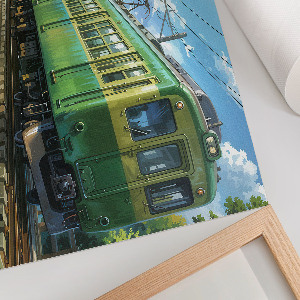 Poster Grüner Zug