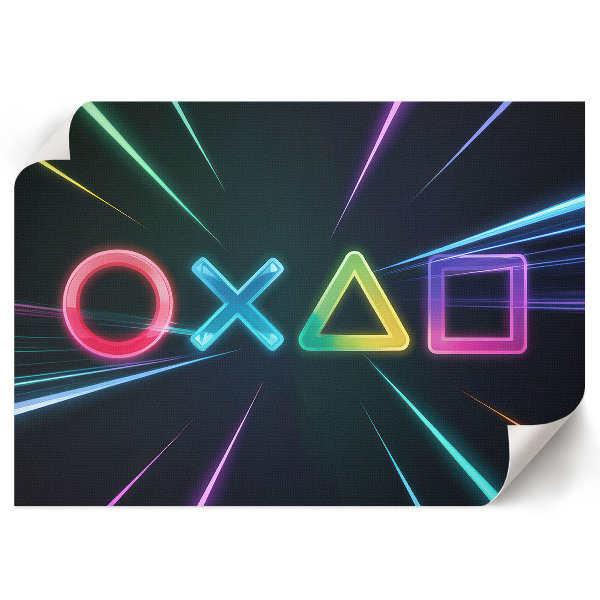 Plakat Spielersymbole