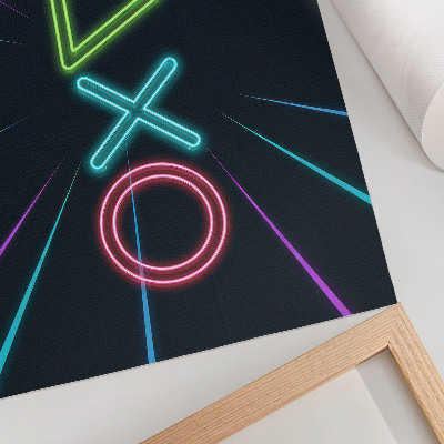 Wandposter mit Spielanzeigen