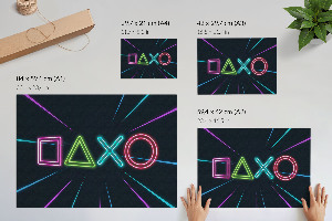 Wandposter Spielanzeigen