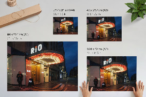 Plakat Kino in Rio
