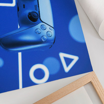 Poster mit Motiv eines Gamecontrollers
